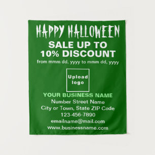 ビジネスのハロウィーン販売のグリーンタペストリー タペストリー