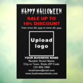 ビジネスのハロウィーン販売のブラックウィンドウロック ウィンドウサイン (シート3)