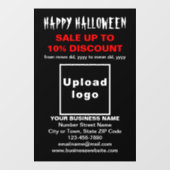 ビジネスのハロウィーン販売のブラックウィンドウロック ウィンドウサイン (シート)