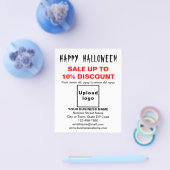 ビジネスのハロウィーン販売のホワイトフライヤー チラシ (シングル)