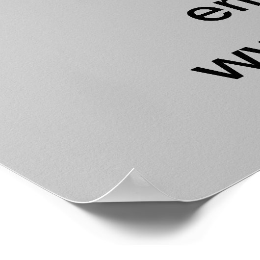 ビジネスのバレンタイン販売のグレーのポスター ポスター (角)