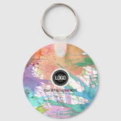 ビジネスのパーソナライズ |アート・サプライ キーホルダー (正面)