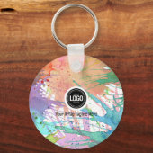 ビジネスのパーソナライズ |アート・サプライ キーホルダー (正面)