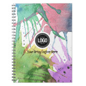 ビジネスのパーソナライズ |アート・サプライ ノートブック (正面)