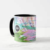 ビジネスのパーソナライズ |アート・サプライ マグカップ (正面左)