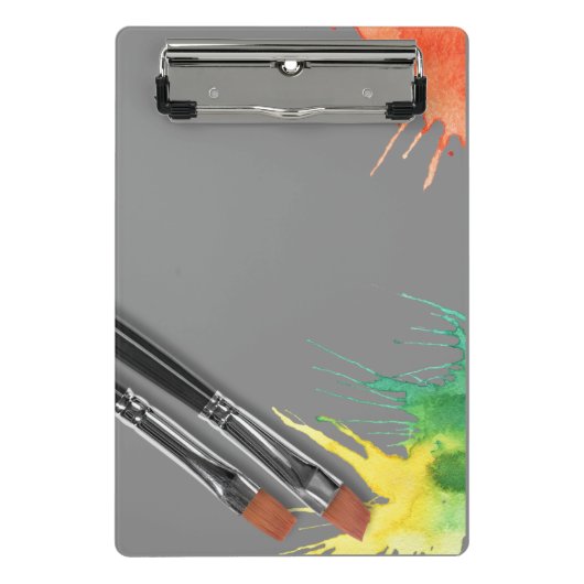 ビジネスのパーソナライズ |アート・サプライ ミニクリップボード (正面)