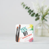 ビジネスのパーソナライズ |アート・サプライ 割引カード (スタンド正面)