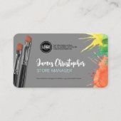 ビジネスのパーソナライズ |アート・サプライ 名刺 (正面)