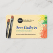 ビジネスのパーソナライズ |アート・サプライ 名刺 (正面)