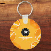 ビジネスのパーソナライズ |オレンジカンパニー キーホルダー (裏面)