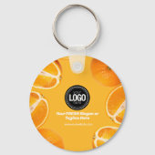 ビジネスのパーソナライズ |オレンジカンパニー キーホルダー (裏面)