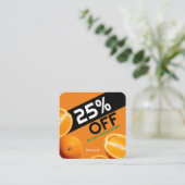 ビジネスのパーソナライズ |オレンジカンパニー 割引カード (スタンド正面)