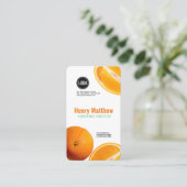 ビジネスのパーソナライズ |オレンジカンパニー 名刺 (スタンド正面)