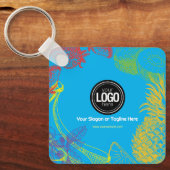 ビジネスのパーソナライズ |トロピカルフルーツカンパニー キーホルダー (正面)