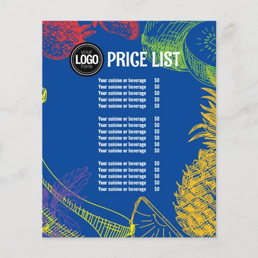 ビジネスのパーソナライズ |トロピカルフルーツカンパニー チラシ (正面)