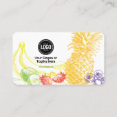 ビジネスのパーソナライズ |トロピカルフルーツカンパニー 名刺 (裏面)