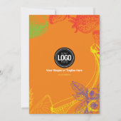 ビジネスのパーソナライズ |トロピカルフルーツカンパニー 招待状 (裏面)