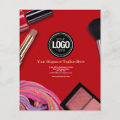 ビジネスのパーソナライズ |モダンメイクアップ会社 チラシ (裏面)