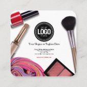 ビジネスのパーソナライズ |モダンメイクアップ会社 割引カード (裏面)