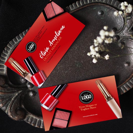 ビジネスのパーソナライズ |モダンメイクアップ会社 名刺