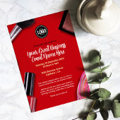 ビジネスのパーソナライズ |モダンメイクアップ会社 招待状