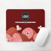 ビジネスのパーソナライズ |肉屋 マウスパッド (マウス)