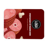 ビジネスのパーソナライズ |肉屋 マグネット (横)