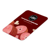 ビジネスのパーソナライズ |肉屋 マグネット (左側)