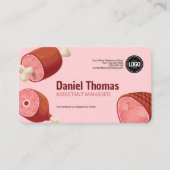 ビジネスのパーソナライズ |肉屋 名刺 (正面)