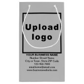 ビジネスのブランドのグレースモールサイズ抱き枕 スモールペーパーバッグ (裏面)