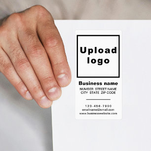 ビジネスのブランドの白いポートレート出荷ラベル ラベル