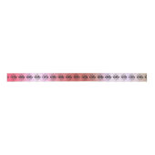 ビジネスのブランドカスタム金ゴールドサテンリボン サテンリボン (正面)