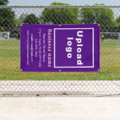 ビジネスのブランドパープルポートレートバナー 横断幕 (インサイチュ)