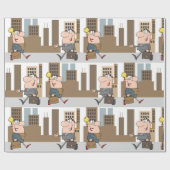 ビジネスのプロフェッショナル　マンとウーマン ラッピングペーパー (フラット)