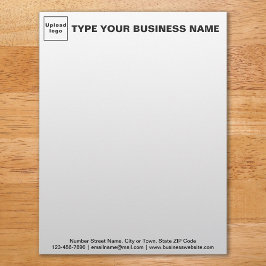 ビジネスのヘッダーとフッターの黒い文字 レターヘッド