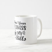 ビジネスのマグに気を付けクラシックなさい コーヒーマグカップ (正面右)