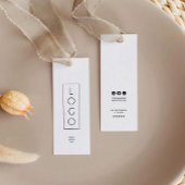 ビジネスのミニマリストブランド名の衣類つるラベル