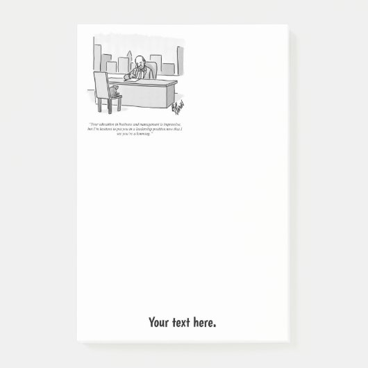 ビジネスのユーモア ポストイット (正面)