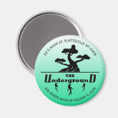 ビジネスのロゴとお客様への感謝の気持ち マグネット (正面/裏面)