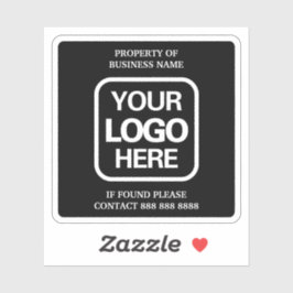 ビジネスのロゴのプロパティシンプルブモダンラック シール