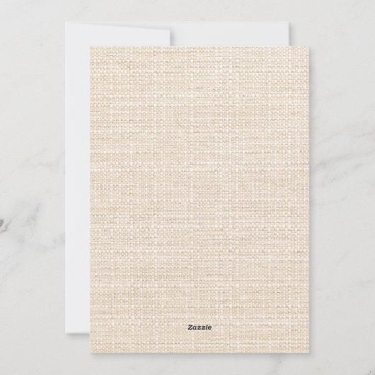 ビジネスのロゴベージュバーラップパインキュートなフクロウのクリスマス シーズンカード (裏面)