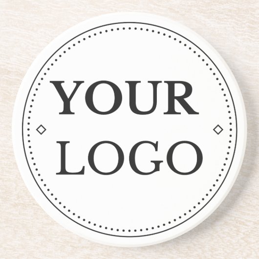 ビジネスのロゴモダンクリスマス コースター (正面)