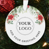 ビジネスのロゴモダンブランドのクリスマスグリーン オーナメント