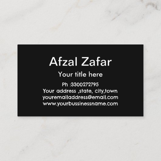 ビジネスのロゴ、住所、連絡パーソナライズされた 名刺 (裏面)