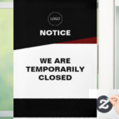 ビジネスの一時的な閉鎖ウィンドウの固定 ウィンドウサイン (ホーム)