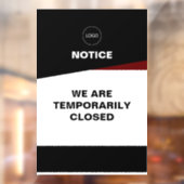 ビジネスの一時的な閉鎖ウィンドウの固定 ウィンドウサイン (シート2)