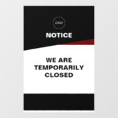 ビジネスの一時的な閉鎖ウィンドウの固定 ウィンドウサイン (シート)