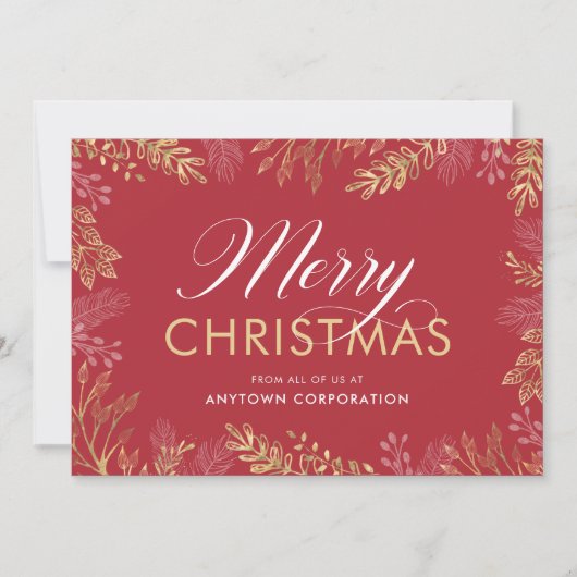 ビジネスの企業のサエレガントイズ シーズンカード (正面)