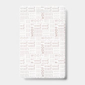 ビジネスの写真と名前と茶色のポー バッジ (裏面)