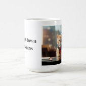 ビジネスの子猫 コーヒーマグカップ (中央)